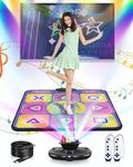 Acelufly Dance Mat, Eletrionic Dance Mat with Multiple Modes, Non-Slip Dance Mat for TV with HD Camera, Musical Dance Game Mat for Girls Boys, Christmas/Birthday/Valentine's Day Gifts for Kids Adults