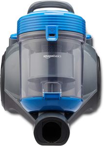 Amazon Basics Cylinder Vacuum Cleaner, Blue – Lightweight Bagless