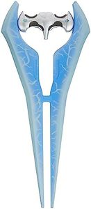 Disguise Halo Energy Deluxe Light Up Sword Costume Accessory, Blue, 30 Inch Length