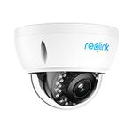 Reolink 4K PoE Security Camera Outdoor with Person/Vehicle Detection, IK10 Vandal Proof, 5X Optical Zoom, Time Lapse, Smart Motion Alert, Support microSD Card Slot for 24/7 Recording, RLC-842A