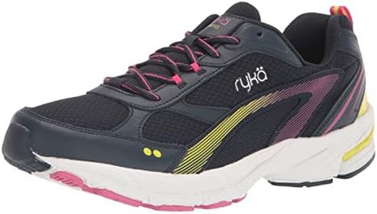 Ryka Women's Impress Walking Shoe Sneaker, Navy Blue, 8 Wide