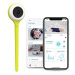 Lollipop Baby Monitor (Pistachio) - with Contactless Breathing Monitoring (No Extra Sensor Required, Subscription Service), Sleep Tracking and True Crying Detection, Smart AI WiFi Baby Camera