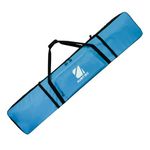 Aumtisc Padded Snowboard Bag for Air Travel, Ski Travel Bags with Gear Storage Pocket, Adjustable Shoulder Strap, Available Length in 165cm, Blue