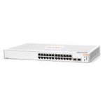 HPE Networking Instant On Switch Series 1830 24-Port Gb Smart-managed Layer 2 Ethernet Switch | 24x 1G | 2x SFP | Fan-less | UK Cord (JL812A#ACC)