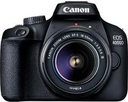 Canon EOS 4000D DSLR Camera and EF-