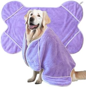 Oi! Pet! X-Large Pet Towel w 4 Pockets for Dog and Cat - Bath, Beach 500gsm Super Absorbent Microfiber 1100x700mm