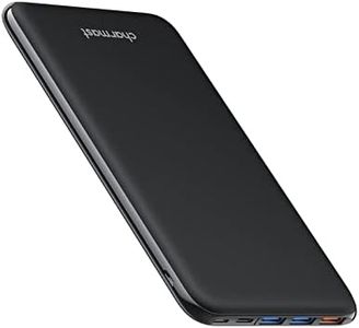 Charmast 26800mAh Power Bank USB C Battery Pack Portable Charger USB C Slim Type C Battery Bank with 3 Input & 4 iSmart Output compatible with Smartphones Tablets and More (Black)