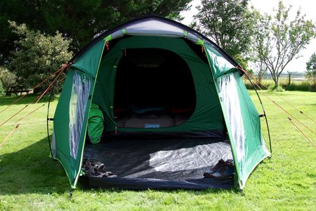 Coleman Chimney Rock 3 Plus Tunnel Tent – 3 Person, Dark Room, Waterproof