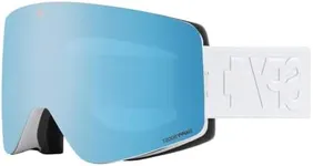 SPY Marauder 3100000000288 Matte White Happy Boost Bronze Happy Blue Spectra Mirror/Happy Boost LL Gray Green Red Spectra Mirror Snow Goggles for Men for Women +BUNDLE with Designer iWear Eyewear Kit