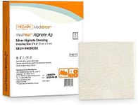Silver Calcium Alginate Ag Sterile Highly Absorbent Antibacterial Dressing, 2"x2", 5 dressings/Box, MedHeal by MedvanceTM