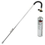 GoSystem Garden Weed Wand Gas Weed Killer Burner Blaster Burning Torch and Gas Canisters Refill for Camping Stove Blowtorch BBQ (1 x Go Can 350g+Weed Wand)