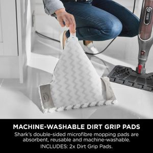 Shark Klik n' Flip Steam Mop – Grey Floor Cleaner