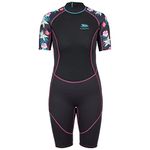 Trespass Womens Wetsuit Short 3mm Back Zipper Sonar