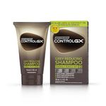 Just For Men Control GX Grey Reducing Shampoo For Grey Hair, With Coconut Oil & Aloe Vera, New Improved Formula - All Shades, 118ml, packaging may vary