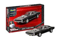 Revell 07693 Fast & Furious - Dominics 1970 Dodge Charger 1:25 Scale Unbuilt/Unpainted Plastic Model Kit, Black