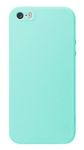 MUNDULEA Compatible iPhone SE (2016 Edition)/iPhone 5/iPhone 5s Case,Shockproof TPU Ptotective Cover Compatible iPhone 5s (Light Green)