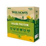 Wilsons - Vegan Cold Pressed Dry Dog Food, Wheat Free, High Protein, Delicious Meal with Essential Nutrients, Hypoallergenic, Suitable for Adult Dogs and Puppies 2 Months and Up (10kg)