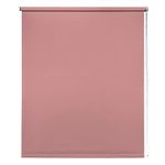 Made to Measure Thermal Blackout Blinds, Pink, 165cm Drop - Cut to Fit Blackout Roller Blinds For Inside and Outside Recess Fitting Window Blinds of Multiple Colours by New Edge Blinds