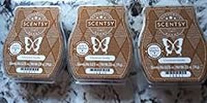 Scentsy, Cinnamon Vanilla, Wickless Candle Tart Warmer Wax 3.2 Oz Bar, 3-pack (3)