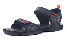 Sparx mens SS 719 | Latest, Daily Use, Stylish Floaters | Orange Sport Sandal - 9 UK (SS 719)