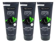 Freeman Facial Charcoal & Black Sugar Polish Mask 175 ml (Pack of 3)