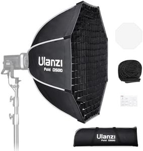 ULANZI 31.5"/80cm Parabolic Softbox Quick Release Bowens Mount, DS80 Fast-Setup Photography Camera Studio Flash Lighting Umbrella Softbox for Bowens Mount Lights