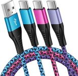 USB C Charger Cable,3Pack 6FT/1.8M 