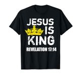 Jesus is King (Crown) - Faith, God, Christian Jesus4m3 T-Shirt