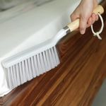 The Better Home Wooden Bathroom Cleaning Brush (36cm) Loop For Hanging Long Thin Bristles For Deep Cleaning | Car Cleaning Brush Window Cleaning Brush Tiles Cleaning Brush Sink Cleaning Brush