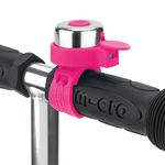 Micro Scooters | Bike/Scooter Plain Handlebar Bell | Kids Bike Accessories | Loud | Waterproof | Boys & Girls | Pink