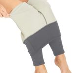 Fleece Lined Leggings Women – High Waisted Winter Warm Yoga Pants Workout Tummy Control Thermal Warm Leggings Dark Grey