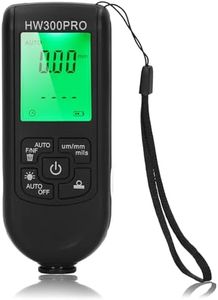 Paint Thickness Gauge, Digital Meter for Automotive Coating Thickness Tester with Automatic Shutdown Function, 1um Resolution, FE and NFE Measuring, for Used Car Buyers