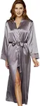 Julianna Rae Women's Tivoli Allura Silk Robe, Roca, L/XL