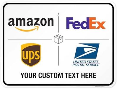 Custom Package Delivery Sign, Delivery Instructions, 18x24 Inches, Rust Free .063 Aluminum, Fade Resistant, Made in USA by Sigo Signs