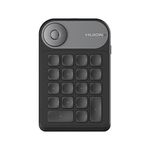 Huion INSPIROY Keydial Mini Wireless 18 Keys Keyboard,Bluetooth Programmable Keypad for Drawing Tablet, PC, MacBook, iPad, Surface Pro, Samsung Tablet, Upgraded Version of Huion Mini Keydial KD100