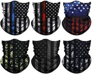 Venswell Neck Gaiter Mask, Sun Mask, Rave Bandana Face Mask, Seamless Face Scarf, Headband for Men Women (A-Flag 3)