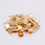 UJOY Hair Clips Alligator Clips 5cm for Craft Gold Plated 20pcs Set in Box Women Girls Kids Accessories