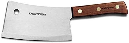 Dexter-Russell Traditional (08240) Blade, Rosewood Handle, Made 9" Stainless Steel Heavy Duty Cleaver, 9", Wood