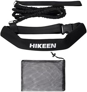 Hikeen Swimming Training Belt, Swimming Tether Swim in Place Harness Stationary Swimming Aquatic Resistance Belt, Swim Belt for Adults