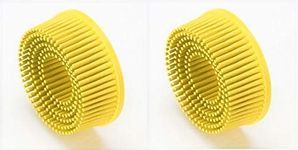 3M 7525 Scotch-Brite Roloc Bristle Disc Yellow 2" Pack of 2