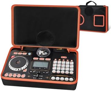Peciue DJ Mixer Bag for VTech KidiStar DJ Mixer, Kidi DJ Mix, (Not Included Kids Music Toy DJ Mixer) - Case Only (orange)