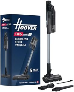 Hoover HF6 Cordless Stick Vacuum Cleaner, Floor Sensor, Dual Way Clean, Up to 100 Min Runtime, Anti Hair Wrap, Double Edge Cleaning, Versatile, QuickPark, Portable, 660w [HF610H]