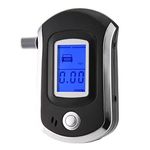 Professional High Accuracy Alcohol Tester AT-6000 Digital Breathalyzer Alcohol Breath Tester with Sound Alarm for Safe Driving Police Drunk Drivers Alcohol Test Analyzer Detector Blowing Type Device