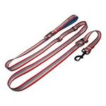 Kurgo Walk About No Pull Leash Convert Leash to Harness for Quick Control Hands-Free Leash Includes Leash Cleat Reflective Padded Handle 86" Long