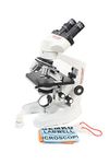 Gemkolabwell Metal White 1500X Magnification Biology Compound Lab Microscope with 100X Oil X Y Stage