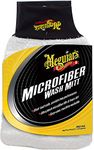 Meguiar's Microfiber Wash Mitt Large Size Machine Washable Reusable Super-Thick Absorbent Wash Mitt for Ultimate Car Washing Experience