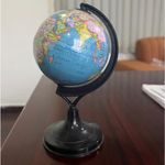 GLOBE DADDY 3 Inch Globe 360 Rotation with Plastic Stand/Educational Leraning Toy For kids & Students/Decorative Showpiece/Office Desk Mini Earth Globe