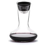 Ullo Wine Purifier with Hand Blown Decanter and 6 Selective Sulfite Capture Filters, Restore the Natural Purity of Wine