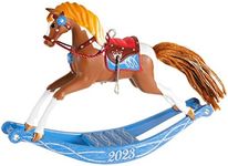 Hallmark Keepsake Christmas Ornament 2023, Rocking Horse Memories, Gifts for Kids