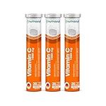 Nutrazul Vitamin C 1000mg Effervescent 20 Tablets (Pack of 3)